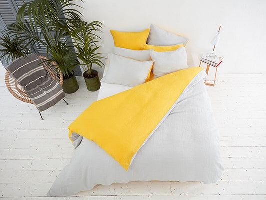the linen duvet set